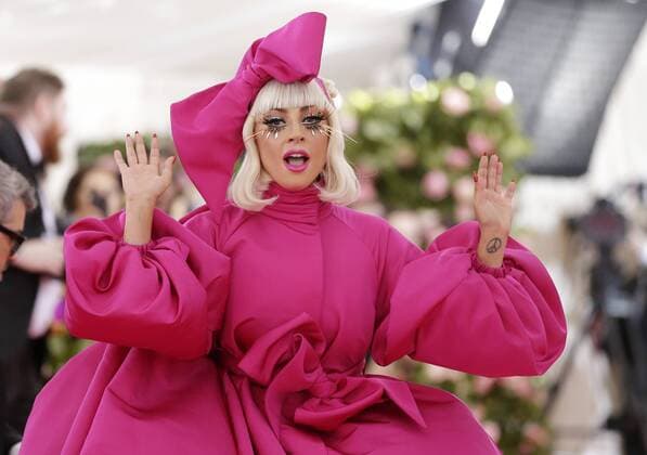 Lady Gaga arrives on the red carpet at The Metropolitan Museum of Art s Costume Institute Benefit Camp: Notes on Fashion at Metropolitan Museum of Art in New York City on May 6, 2019.  NYP2019050802 JOHNxANGELILLO
