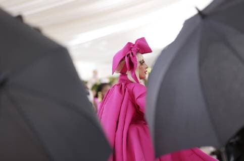 Lady Gaga arrives on the red carpet at The Metropolitan Museum of Art s Costume Institute Benefit Camp: Notes on Fashion at Metropolitan Museum of Art in New York City on May 6, 2019.  NYP2019050803 JOHNxANGELILLO