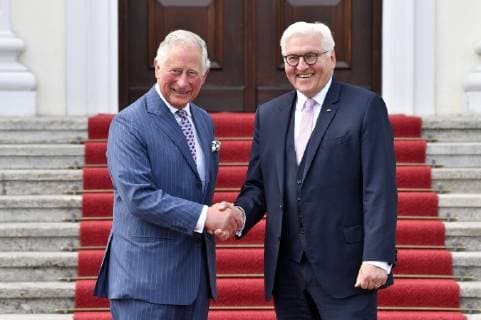 Bundespräsident Frank-Walter Steinmeier empfängt Prinz Charles im Schloss Bellevue. Berlin, 07.05.2019 *** Federal President Frank Walter Steinmeier receives Prince Charles at Bellevue Castle Berlin 07 05 2019 Foto:xF.xKernx xFuturexImage