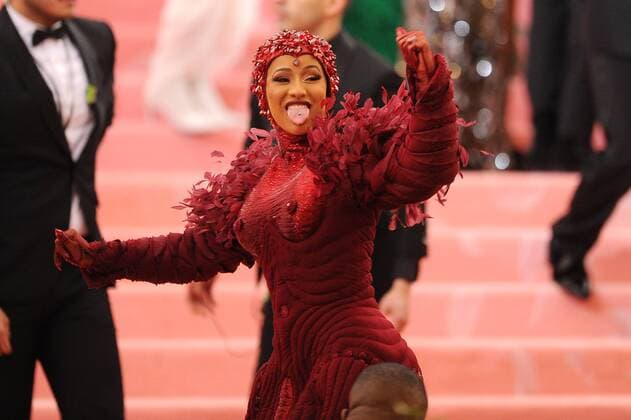 NEW YORK, NY - MAY 06: Cardi B at The 2019 Met Gala Celebrating Camp: Notes on Fashion at Metropolitan Museum of Art on May 06, 2019 in New York City. Copyright: xJohnxPalmerx