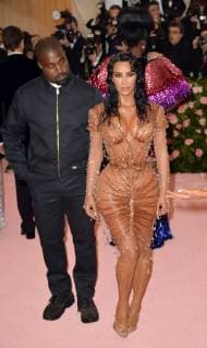 May 6, 2019 - New York, New York, United States - Kim Kardashian and Kanye West arriving at the 2019 Met Gala Celebrating Camp: Notes on Fashion at the Metropolitan Museum of Art on May 06, 2019 in New York City New York United States  - ZUMAny1_ 20190506_zaf_ny1_040 Copyright: xKristinxCallahanx