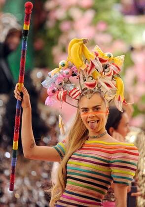 NEW YORK, NY - MAY 06: Cara Delevingne at The 2019 Met Gala Celebrating Camp: Notes on Fashion at Metropolitan Museum of Art on May 06, 2019 in New York City. Copyright: xJohnxPalmerx
