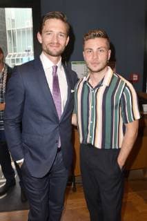 August Wittgenstein and Jannik Schümann at the presentation of the GQ Care Award 2019 in the 20Â° Restobar Düsseldorf 08 05 2019 Foto:xF.xKernx xFuturexImage