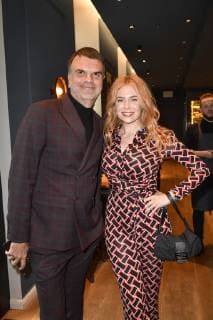 Andre Pollmann and Palina Rojinski at the presentation of the GQ Care Award 2019 in the 20Â° Restobar Düsseldorf 08 05 2019 Foto:xF.xKernx xFuturexImage