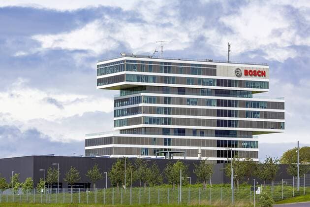 DEU Deutschland Baden Württemberg Renningen 09 05 2019 Research Campus Renningen Annual Press Conference 2019 at the Research Campus in Renningen near Stuttgart Bosch is investing billions in climate protection and air quality and aims to be the first major industrial company to be climate-neutral by 2020 The Bosch Group increased its sales to a new record level of 78 5 billion euros in 2018