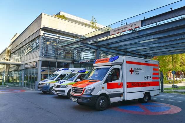 Rescue Vivantes Clinic Neue Bergstraße Spandau Berlin Germany