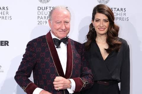 Alberto Morillas and Linda Zervakis at the presentation of the German Perfume Award Duftstars 2019 on 9 05 2019 in Düsseldorf German Perfume Award Duftstars 2019 in Düsseldorf
