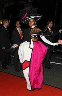 May 9, 2019 - New York, New York, United States - Janelle Monae arriving at The Mark Hotel following the 2019 Camp: Notes on Fashion Met Gala on May 06, 2019 in New York City New York United States  - ZUMAny1_ 20190509_zaf_ny1_039 Copyright: xMikexReedx