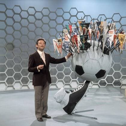 DALLI DALLI HANS ROSENTHAL in his first Dalli Dalli Show broadcast from 12 5 1971 Copyright: ArthurxGrimm UnitedArchives00659725