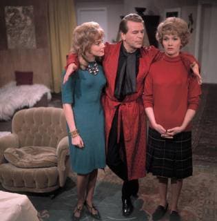 breakfast double bed D 1963 Axel von Ambesser ANN SMYRNER Claudia Westorp O W FISCHER Henry Clausen und LISELOTTE PULVER Liane Clausen Film Television Comedy 60s Germany 1963 Copyright: ArthurxGrimm UnitedArchives00666245