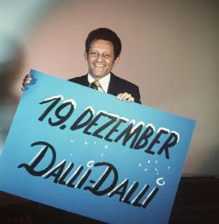 DALLI DALLI HANS ROSENTHAL Logo for broadcast on 19 12 1974 Copyright: ArthurxGrimm UnitedArchives00888797