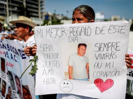 Mothers of missing young people participate in a march to mark Mother s Day, in Acapulco, in the state of Guerrero, Mexico, 10 May 2019. This day is not partying, it s about struggle and protest you can hear the thousands of mothers of missing people who took to the streets of Mexico this Friday to live a Mother s Day with no hope of recovering their children. Mothers of the disappeared show despair on Mother s Day in Mexico !ACHTUNG: NUR REDAKTIONELLE NUTZUNG!  Copyright: xDavidxGuzmanx AME1413 20190511-636931362141942889