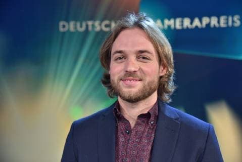 Cameraman Karl Kürten Prize winner in the category Camera Short Film for I grew a Statue at the award ceremony of the 29 German Camera Prize Cameramen and editors are honoured for their outstanding performance here
