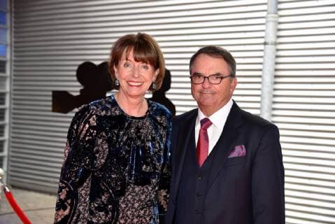 The Lord Mayor of the City of Cologne Henriette Reker and her husband Perry Somers at the award ceremony for the 29th German Camera Prize Cinematographers and editors are honoured for their outstanding performance here