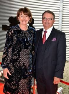 The Lord Mayor of the City of Cologne Henriette Reker and her husband Perry Somers at the award ceremony for the 29th German Camera Prize Cinematographers and editors are honoured for their outstanding performance here