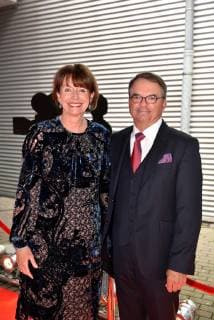 The Lord Mayor of the City of Cologne Henriette Reker and her husband Perry Somers at the award ceremony for the 29th German Camera Prize Cinematographers and editors are honoured for their outstanding performance here