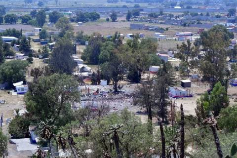 May 11 2019 EUM20190511SOC03 JPG TULTEPEC Mex ExplosionExplosion Pyrotechnics May 11, 2019 Explosion of a gunpowder in the area known as La Sauceda leaves a balance of one person dead and four injured in the Mexican municipality of Tultepec confirms the government of the State of Mexico Photo Agency EL UNIVERSALHugo GarciaEELG  - ZUMAu78_ 20190511_zaf_u78_016 Copyright: xElxUniversalx