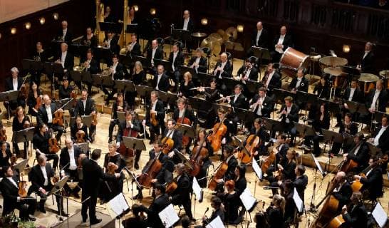 The 74th Prague Spring international music festival started with Bedrich Smetana s Ma vlast (My Country) cycle performed by the German Bamberger Symphoniker (Bamberg Symphony) under the baton of Jakub Hrusa, on May 12, 2019, in Prague, Czech Republic. (CTKxPhoto MichalxKrumphanzl) CTKPhotoP201905120609301  kru 6 K