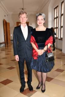 Irina Wanka with accompaniment Award of the Social Medal Bavarian State Medal for Social Services Max Joseph Saal Residenz Munich 13 May 2019