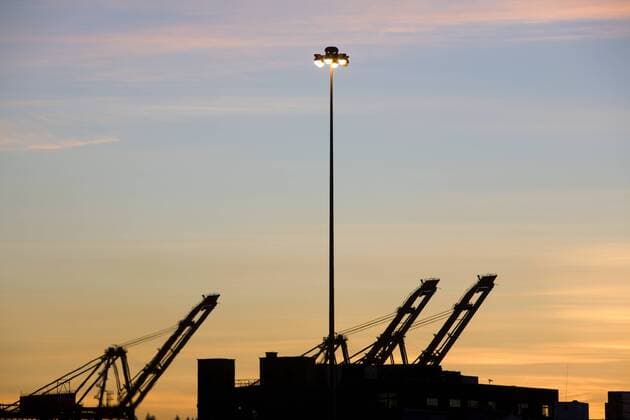 Light and Loading Cranes. Port of Seattle, Seattle, Washington Light and Loading Cranes. Port of Seattle, Seattle, Washington,Seattle, Washington, United States  50456