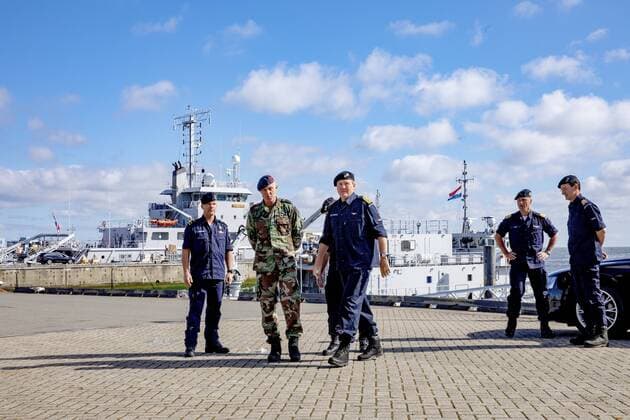 Entertainment Themen der Woche KW20 Entertainment Bilder des Tages 14-05-2019 Marine King Willem-Alexander during his working visit to the Defense Diving Group and the Mining Service of the Royal Netherlands Navy in Den Helder.  Copyright: xPPEx