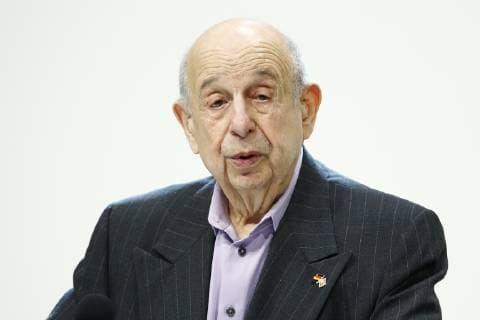 14.05.2019, Niedersaechsischer Landtag, Hannover, Sitzung des Niedersaechsischen Landtages im Plenarsaal zum Niegersaechsichen Polizei Gesetz, im Bild Prof. Guy Stern bei seiner Rede Niedersaechsischer Landtag NPoG *** 14 05 2019, Niedersaechsischer Landtag, Hanover, Session of the Niedersaechsischer Landtag in the plenary hall of the Niegersaechischen Polizei Gesetz (Niegersaechsichen Police Law), in the picture Prof. Guy Stern during his speech Niedersaechsischer Landtag NPoG (Lower Saxony Parliament NPoG)