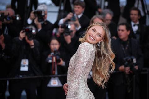 (190515) -- CANNES, May 15, 2019 (Xinhua) -- Model Romee Strijd attends the opening gala during the 72nd Cannes Film Festival at Palais des Festivals in Cannes, France, on May 14, 2019. The 72nd Cannes Film Festival is held here from May 14 to 25. (Xinhua Zhang Cheng) FRANCE-CANNES-FILM FESTIVAL-OPENING 