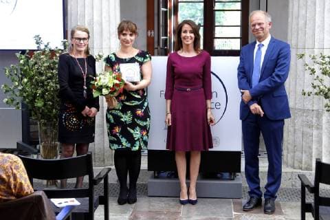 15-05-2019 Princess Marie attended as patron of the Danish UNESCO national commission of L Oreal UNESCO, the scholarship for women in science at Carlsberg in Copenhagen. (c) PPE Christophersen Denmark  Copyright: xPPEx