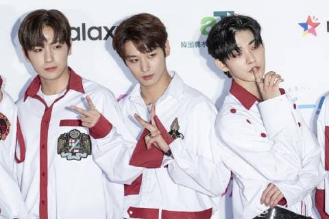 May 17, 2019 - Chiba, Japan - Members of the South Korean boy group The Boyz pose for the cameras during a red carpet for the KCON 2019 Japan in Makuhari Messe Convention Center. The KCON aims to promote South Korea s culture including K-Pop, fashion, food, and tv shows in Japan. The culture festival is held from May 17 to 19. Chiba Japan - ZUMAm191 20190517_zap_m191_040 Copyright: xRodrigoxReyesxMarinx