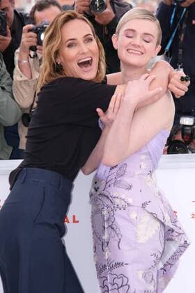 Entertainment Themen der Woche KW20 Entertainment Bilder des Tages 72th International Cannes Film Festival. Red Carpet of « The Climb » screening. 72eme Festival International du Film de Cannes. Montée des marches du film « The Climb ». 239339 2019-05-17 Provence-Alpes-Cote d?Azur Cannes France Godrèche, Judith; Rankin, Gayle  Copyright: xPhilippexFarjonx STAR_239339_020
