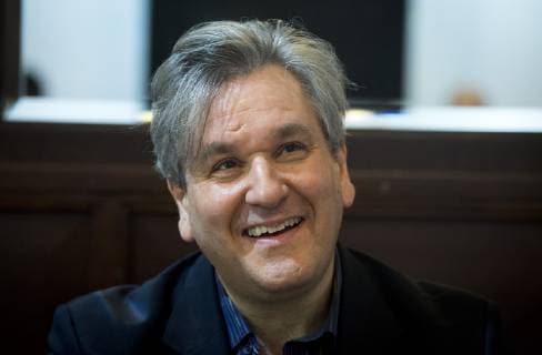 Chief conductor Sir Antonio Pappano attends the press conference prior to Concert by Orchestra dell Accademia Nazionale di Santa cecilia Roma during the Prague Spring International Music Festival in Prague, Czech Republic, May 17, 2019. (CTKxPhoto KaterinaxSulova) CTKPhotoP201905170897601  suk3