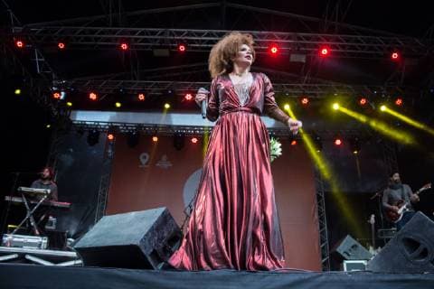 SÃO PAULO, SP - 19.05.2019: VIRADA CULTURAL SP 2019 - Vanessa da Mata replaces Ludmila at the closing of the Samba Stage of Virada Cultural 2019. São Paulo, May 19, 2019. x1734758x  VanxCampos
