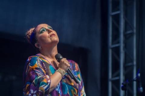 SÃO PAULO, SP - 19.05.2019: VIRADA CULTURAL SP 2019 - Maria Rita was one of the most anticipated artists of the Samba Stage this Sunday. São Paulo, May 19, 2019. x1734771x  VanxCampos
