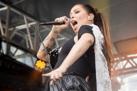 SÃO PAULO, SP - 19.05.2019: VIRADA CULTURAL SP 2019 - The singer Pitty was one of the top names of Virada with her rock. São Paulo, May 19, 2019. x1734782x  VanxCampos