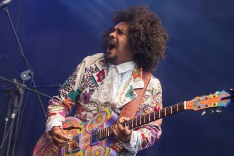 SÃO PAULO, SP - 19.05.2019: VIRADA CULTURAL SP 2019 - Chico César climbed onto the stage of Cultural Turn with his swing and protest. São Paulo, May 19, 2019. x1734788x  VanxCampos