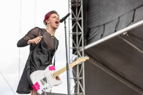 May 19, 2019 - Columbus, Ohio, U.S - YUNGBLUD (DOMINIC HARRISON) during the Sonic Temple Music Festival at the MAPFRE Stadium in Columbus, Ohio Columbus U.S. - ZUMAs135 20190519_zap_s135_061 Copyright: xDanielxDeSloverx