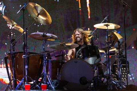 May 19, 2019 - Columbus, Ohio, U.S - TAYLOR HAWKINS of Foo Fighters during the Sonic Temple Music Festival at the MAPFRE Stadium in Columbus, Ohio Columbus U.S. - ZUMAs135 20190519_zap_s135_113 Copyright: xDanielxDeSloverx