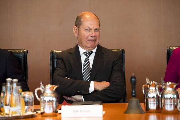 Minister of Finance Olaf Scholz before the weekly cabinet meeting in the Chancellors Office in Berlin on 22 May 2019 Cabinet meeting of the federal government