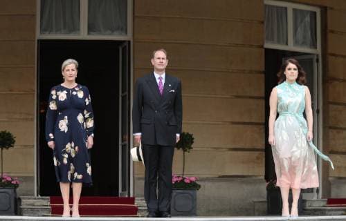 Entertainment Bilder des Tages . 22 05 2019. London, United Kingdom. The Countess of Wessex, the Earl of Wessex and Princess Eugenie of York at the Duke of Edinburgh Gold Award presentations at Buckingham Palace in London.  xPoolx xi-Imagesx IIM-19713-0012