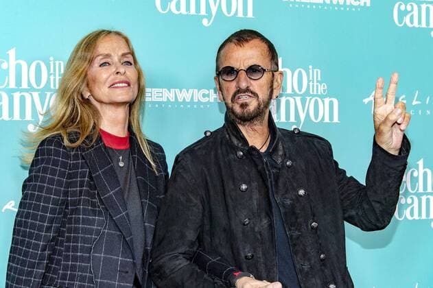 Ringo Starr and his wife Barbara Bach at the Echo In The Canyon movie premiere on 23 05 2019 in Los Angeles Echo In The Canyon movie premiere in Los Angeles