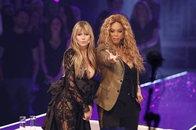 Heidi Klum und Tyra Banks in der TV Show Germany s Next Topmodel by Heidi Klum 2019 im ISS Dome. Düsseldorf, 23.05.2019 *** Heidi Klum and Tyra Banks in the TV Show Germany s Next Topmodel by Heidi Klum 2019 at the ISS Dome Düsseldorf, 23 05 2019 Foto:xC.xHardtx xFuturexImage