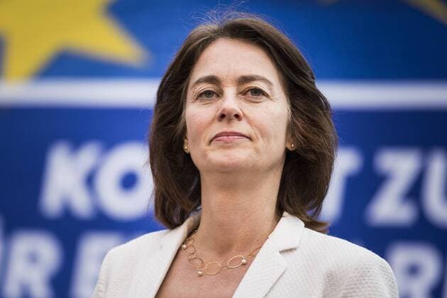 Katarina Barley, Spitzenkandidatin der SPD fuer die Europawahl, aufgenommen im Rahmen der Abschlussveranstaltung des Wahlkampfes fuer die Europawahl und die Buergerschaftswahl in Bremen, 24.05.2019. Bremen Deutschland *** Katarina Barley, SPDs top candidate for the European elections, accepted at the closing ceremony of the election campaign for the European elections and the citizens elections in Bremen, 24 05 2019 Bremen Germany Copyright: xFlorianxGaertner photothek.netx