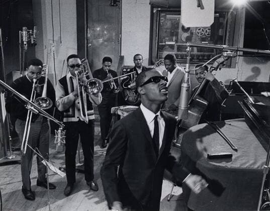 May 24, 2019 - Detroit, Michigan, U.S. - Stevie Wonder rehearses in a recording studio in 1965. Detroit U.S. - ZUMAf31_ 20190524_vid_f31_761 Copyright: xBUDxJOHNSON DetroitxFreexPressx