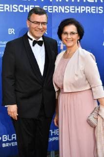 Florian HERRMANN CSU politician with wife Renate Roter Teppich,Red Carpet,Bayerischer Fernsehpreis 2019 on 24 05 2019