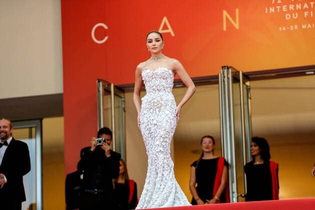 CANNES - MAY 24: Olivia Culpo arrives to the premiere of SYBIL during the 2019 Cannes Film Festival on May 24, 2019 at Palais des Festivals in Cannes, France. (Photo by Lyvans Boolaky imageSPACE MediaPunch) Copyright: ximageSPACEx