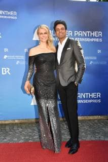 Natascha Grün with friend Bayerische Fernsehpreis 2019 Bavarian Television Prize awarded at Prinzregententheater Munich 23 May 2019