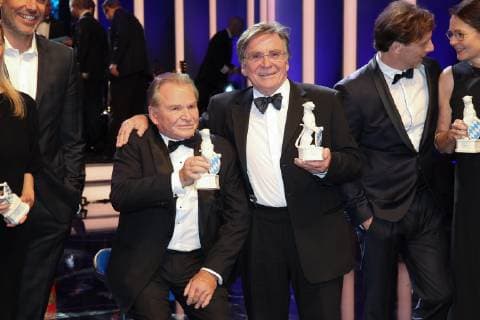 Fritz Wepper with brother Elmar Wepper, Bavarian Television Prize 2019 at the Prinzregententheater in Munich on 25 05 2019