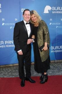 Juergen Tonkel with wife Eva, Bavarian Television Award 2019 at the Prinzregententheater in Munich on 25 05 2019