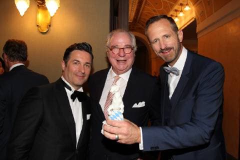 Oliver Vogel, Friedrich von Thun, Marcus Ammon, Bavarian Television Prize 2019 at the Prinzregententheater in Munich on 25 05 2019