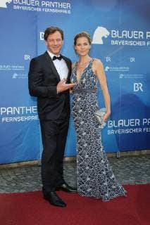 Hendrik Duryn and Jessica Ginkel, Bavarian Television Prize 2019 at the Prinzregententheater in Munich on 25 05 2019